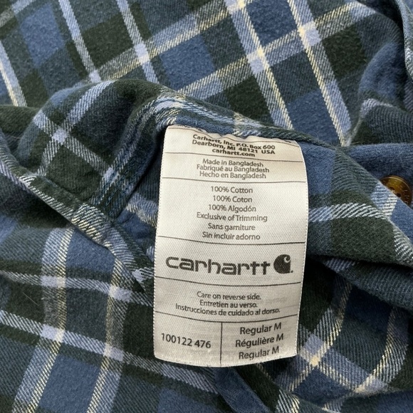 Carhartt Button Down Flannel Shirt - Picture 6 of 9
